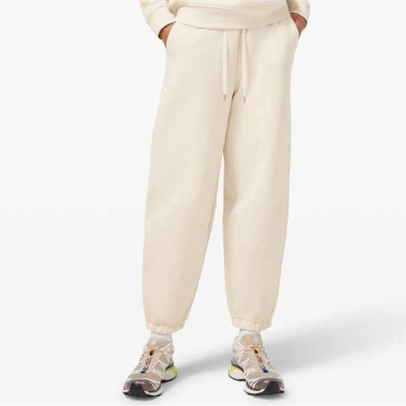 lululemon athletica Pants - lululemon White Opal Joggers Size 6